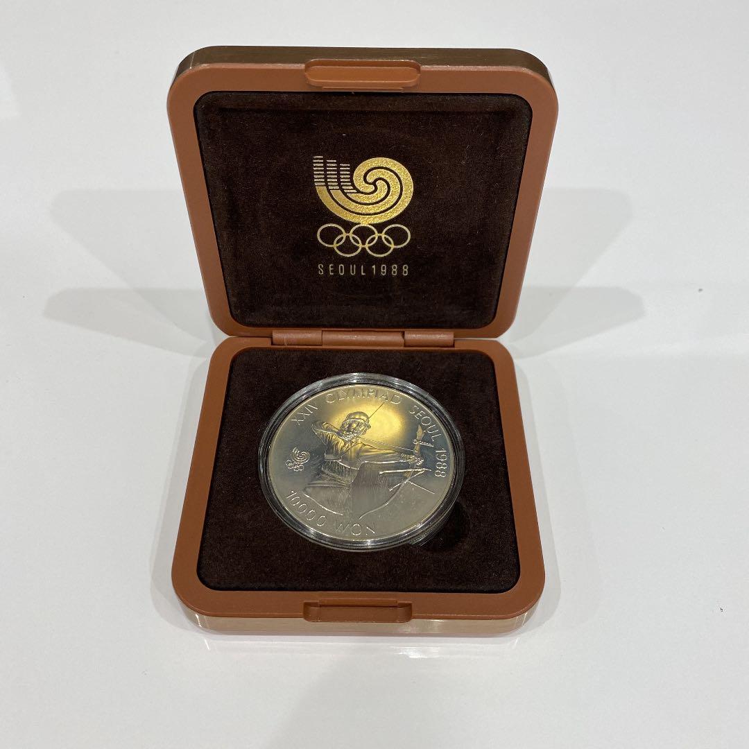 ソウルオリンピック10,000ウォン、プルーフ銀貨銀貨