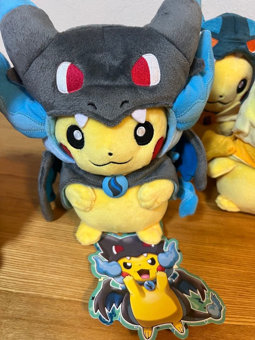 ポンチョを着たピカチュウ ぬいぐるみ　セット