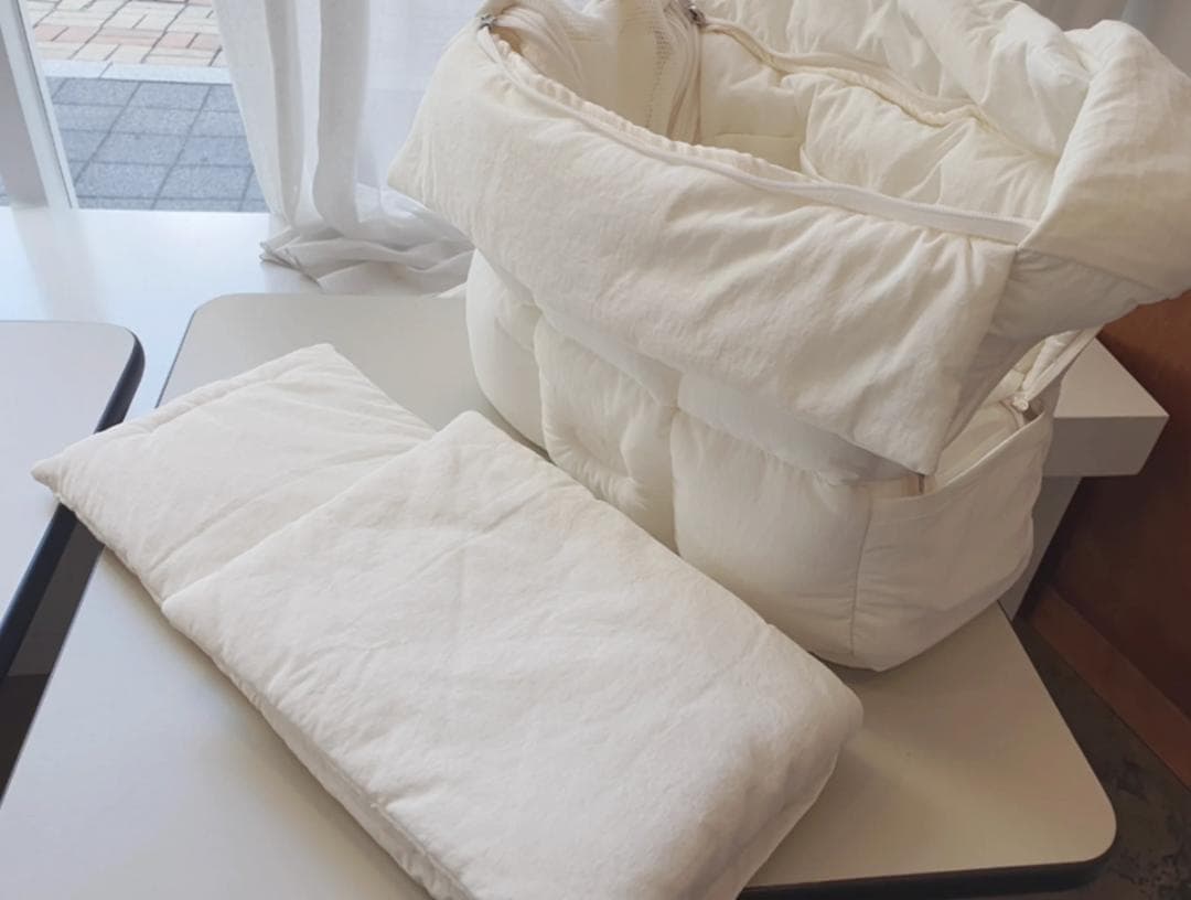 小型犬用スリングキャリー【DOUBLE COMMA】CLOUD BAG 黒 M