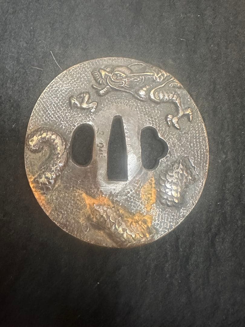 日本刀鐔 まとめ10枚　鍔 越前 武州正恒 刻印 竜 鳳図刀装具 時代物E267