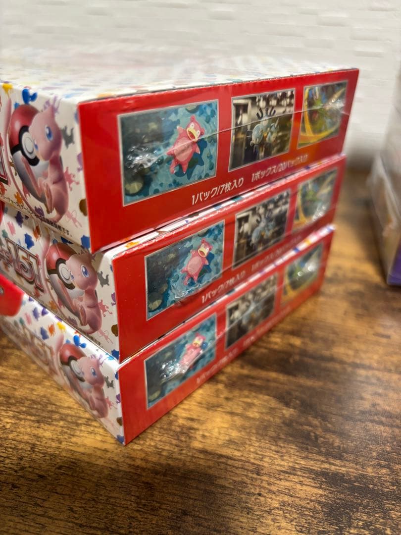 ポケカ未開封BOXシュリンク付7BOX、ブレイカー 151.ロケット団、バイオ