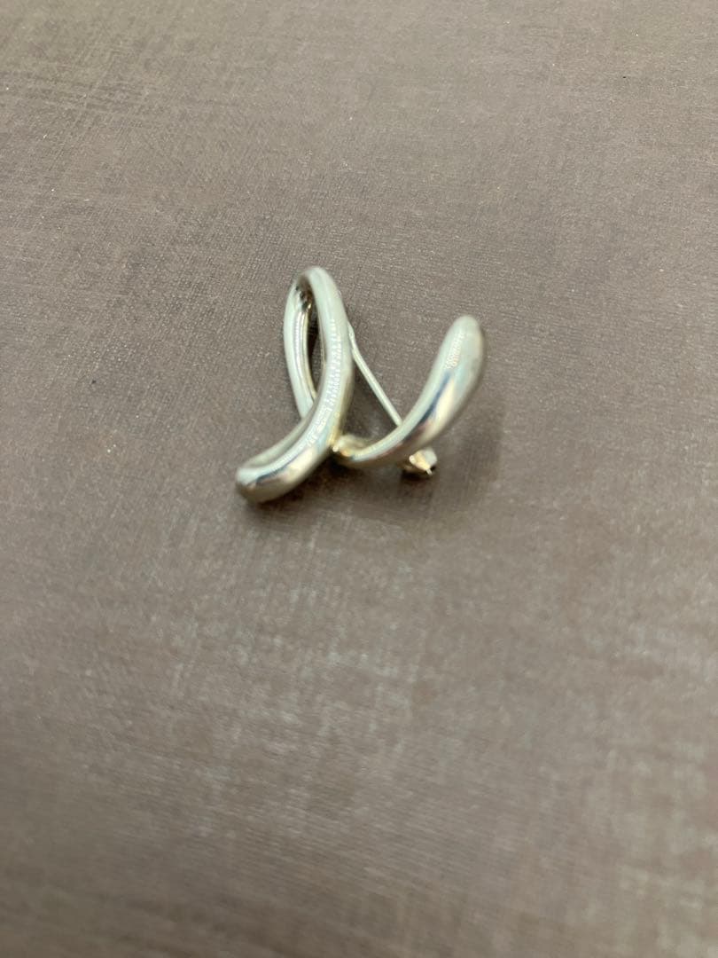 TIFFANY ティファニー イニシャル e ブローチ シルバー ジュエリー