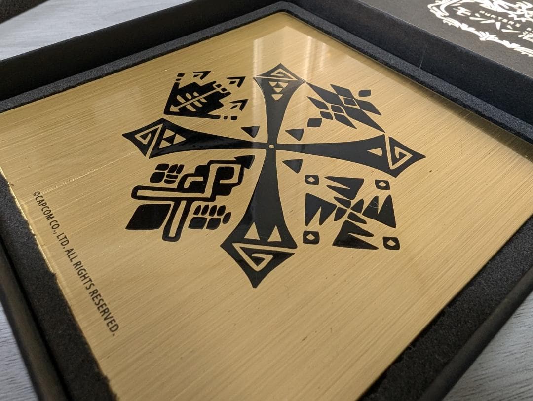 モンハン酒場 プレート モンスターハンター 記念メダル 1ゼニー 15周年