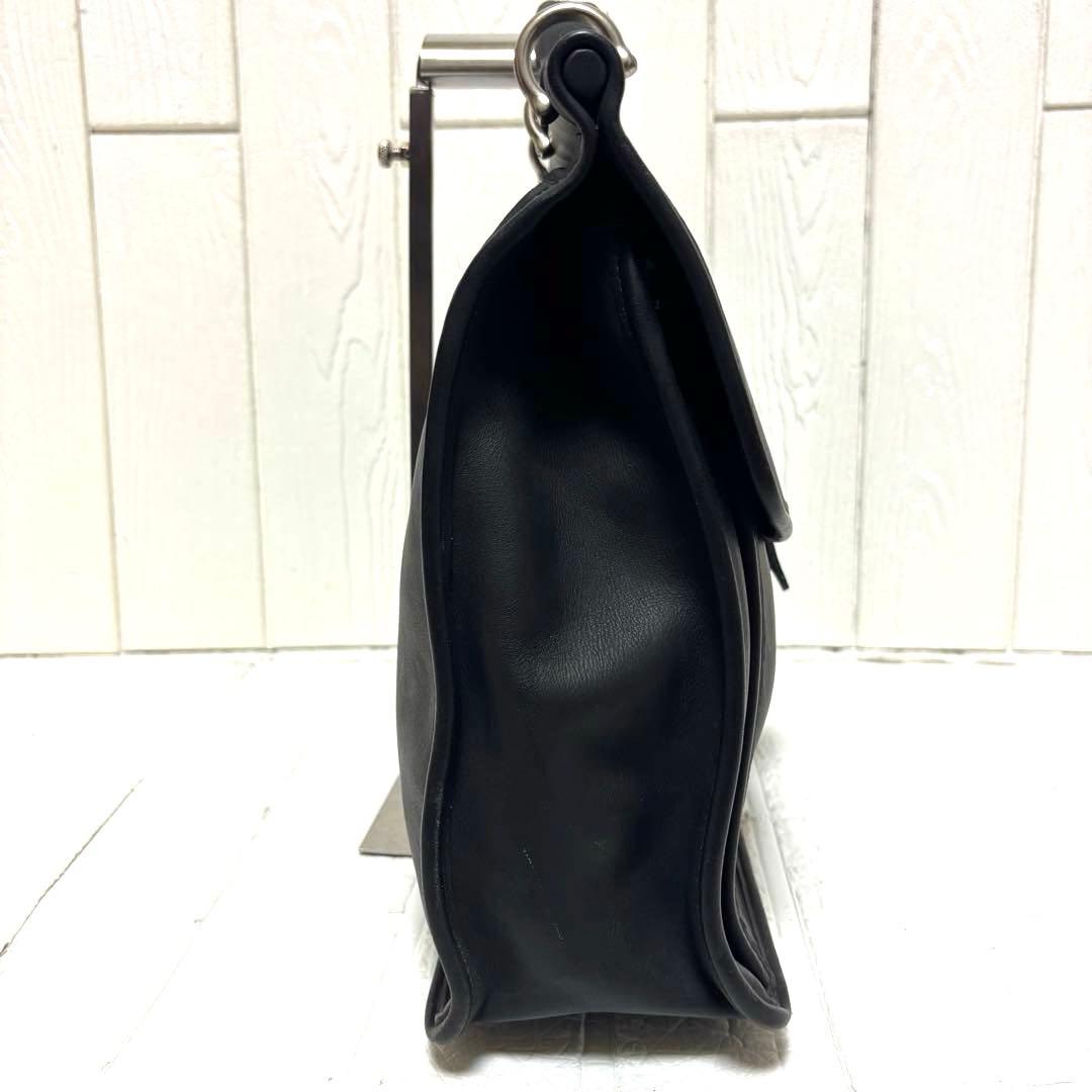 美品 OLD COACH ビジネスバッグ ウィリス ビークマン ターンロック 黒