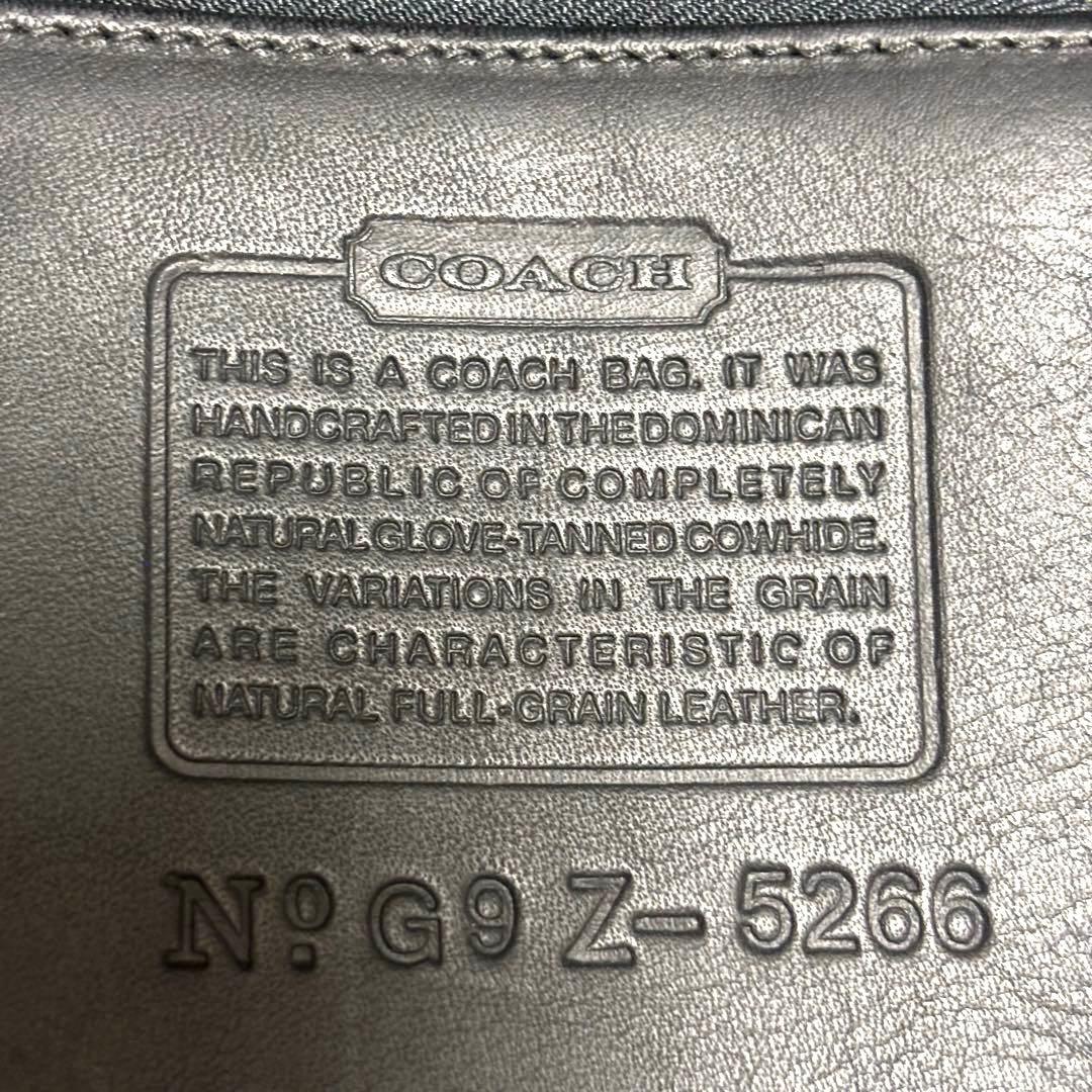 美品 OLD COACH ビジネスバッグ ウィリス ビークマン ターンロック 黒