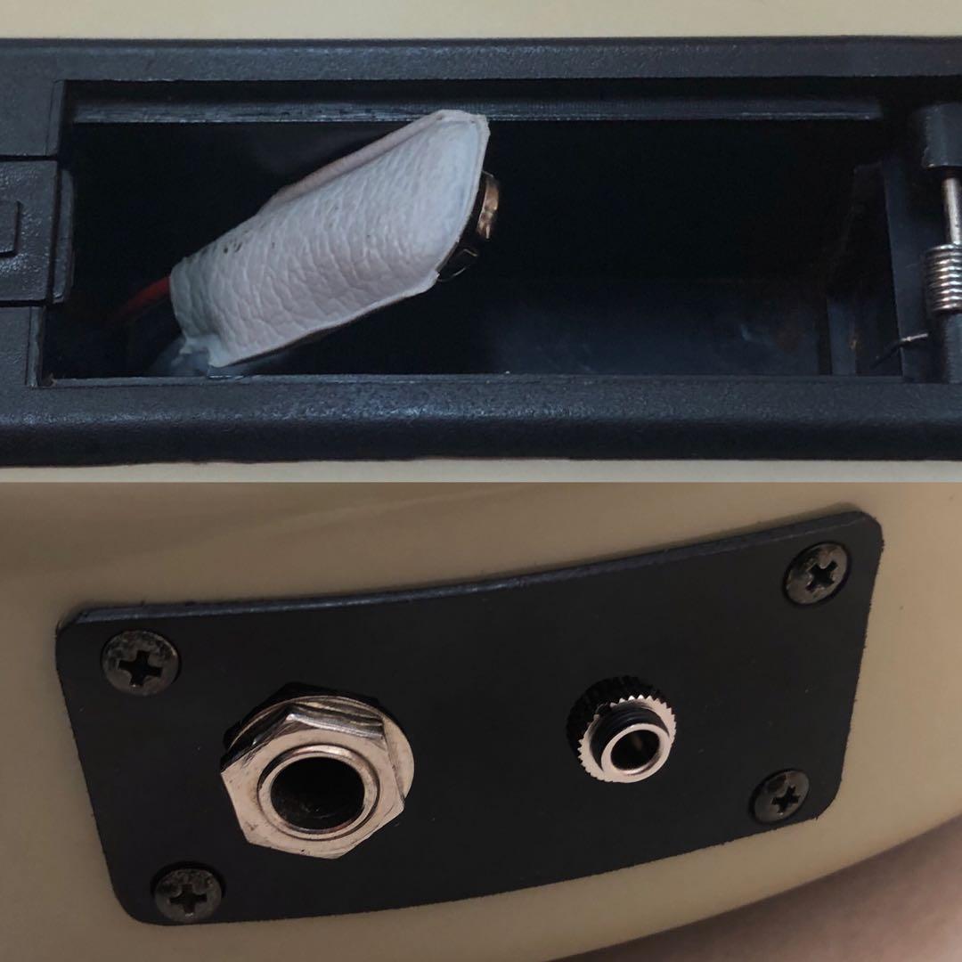 【美品！】ZO-3 グレー アンプ内蔵ミニギター ヘッドフォン端子付