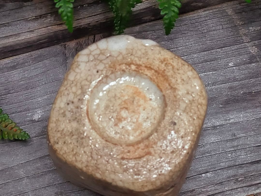 ♥絵志野 ぐい呑み 桐箱付き ⑮ 志野 ぐい飲み 骨董品