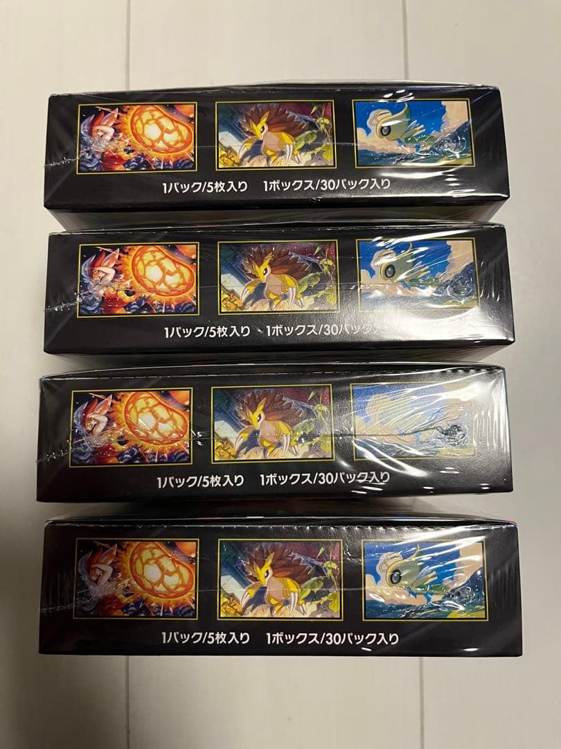【シュリンク付】ポケモンカード メガブレイブ4BOX メガシンフォニア4BOX