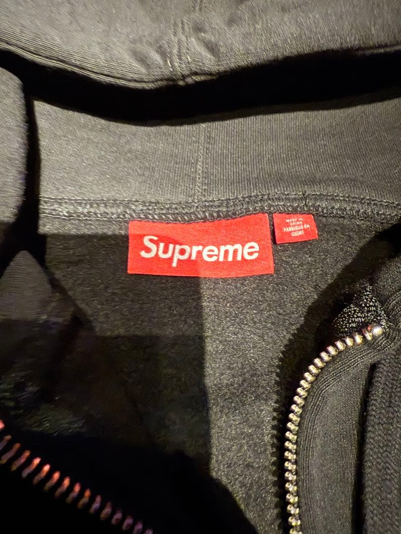 スケートボード Supreme BigLogo Zip Up Hooded Sweatshirt