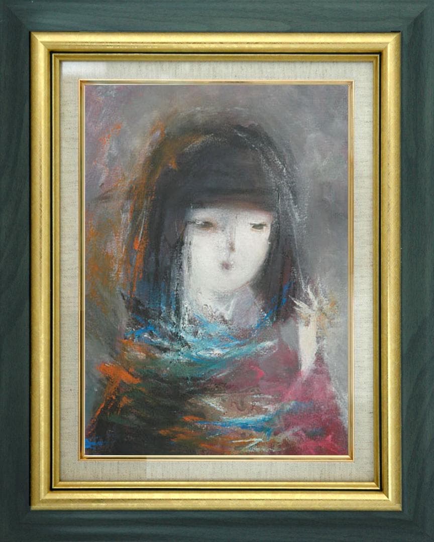 油絵 絵 絵画 インテリア F6-050513 人物 女性像