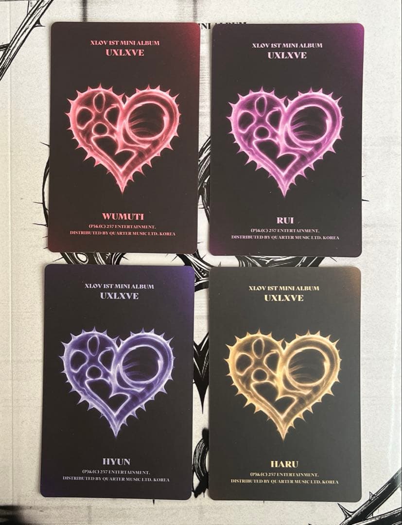 XLOV 封入トレカ O VER 4種セット - メルカリ