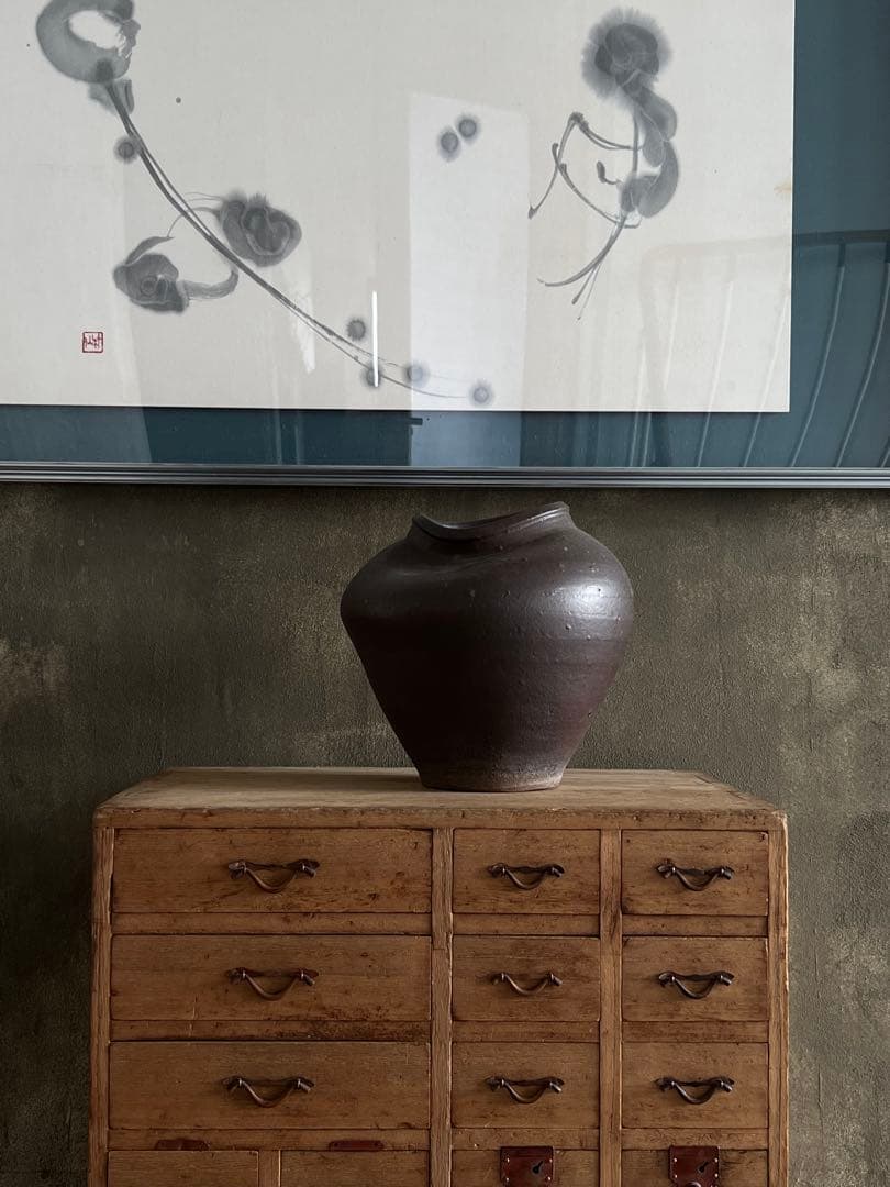 骨董品 木製和風箪笥 アンティーク タンス