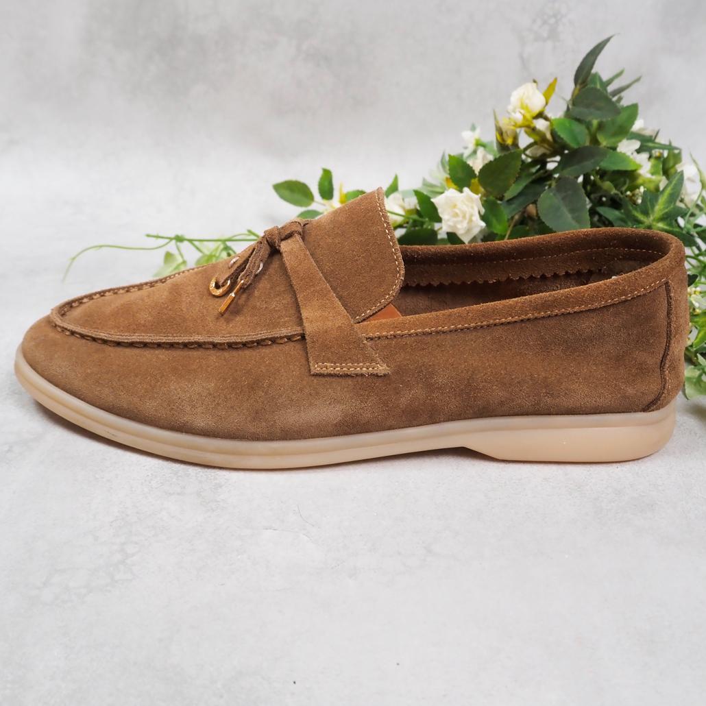 Loro Piana サマー・チャーム・ウォーク・モカシン スエード 43