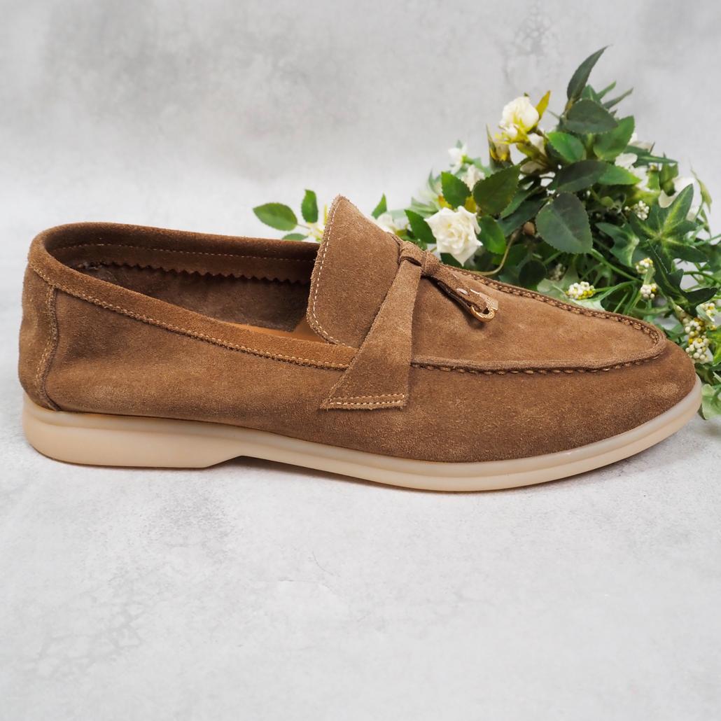 Loro Piana サマー・チャーム・ウォーク・モカシン スエード 43