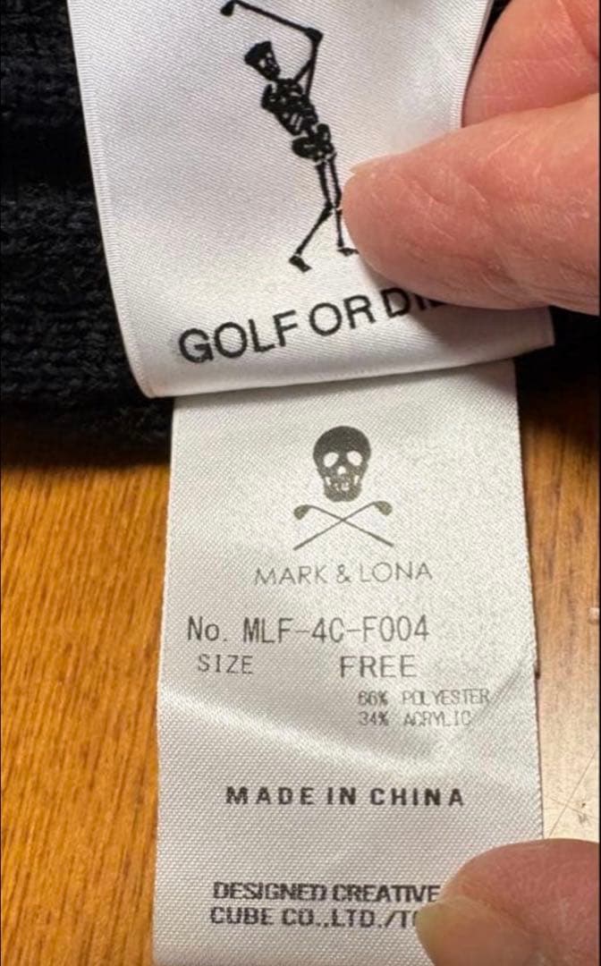 MARK & LONA マークアンドロナレッグウォーマー　ブラック