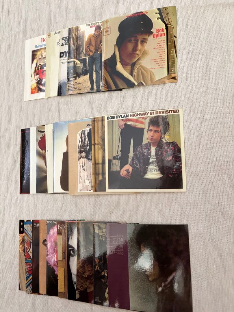 Bob Dylan 2016 Japan　缶入りステッカー　新品 5５枚セット