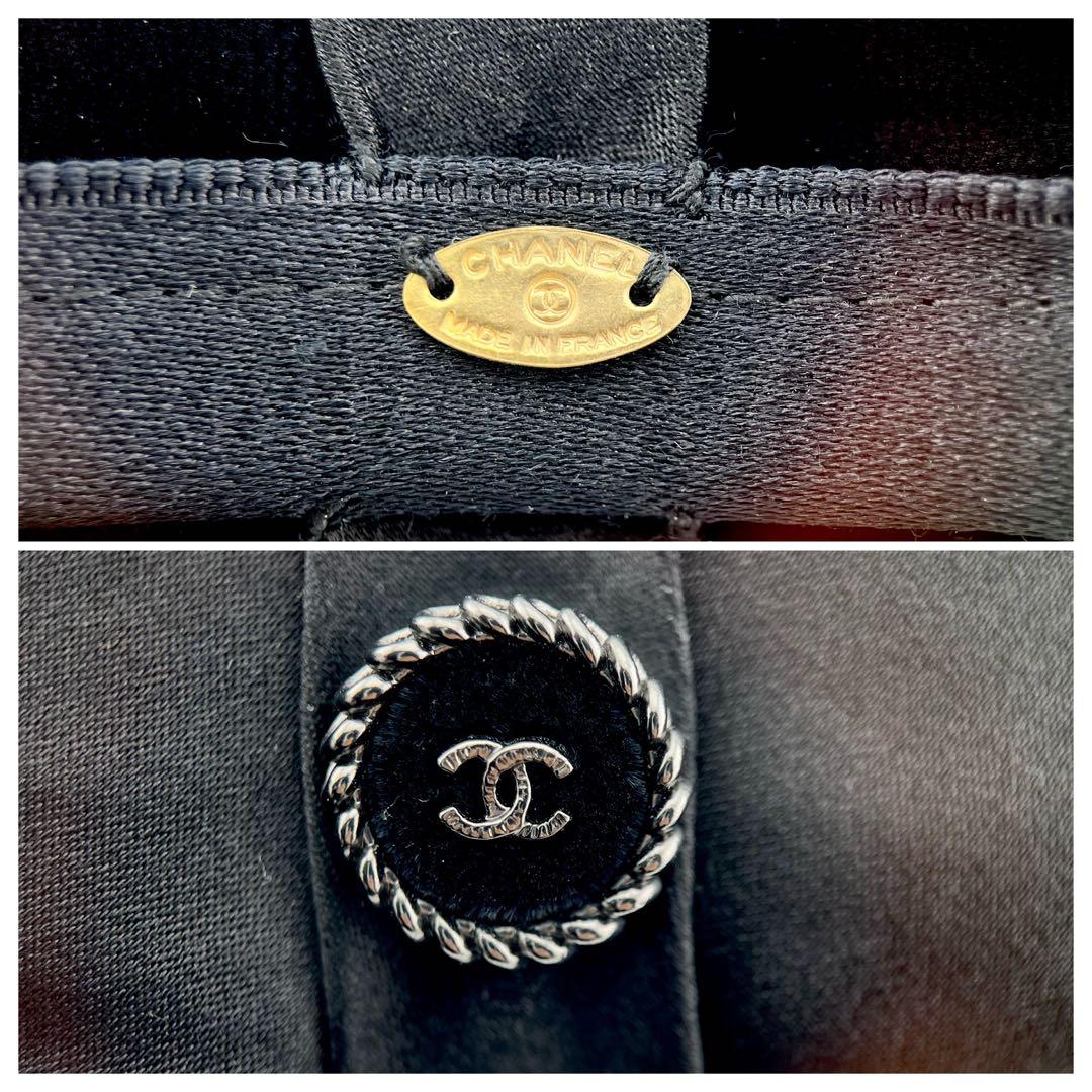 ⭐︎美品⭐︎ シャネル カチューシャ ココマーク リボン サテン ベロア