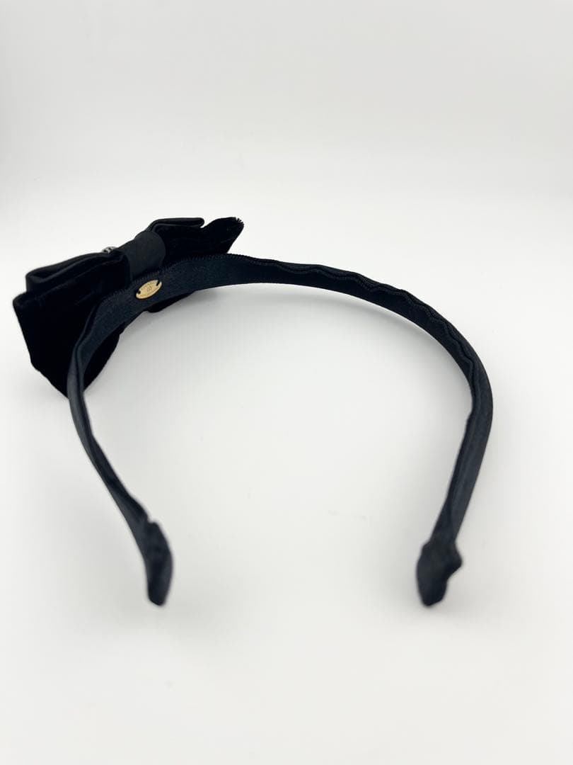 ⭐︎美品⭐︎ シャネル カチューシャ ココマーク リボン サテン ベロア