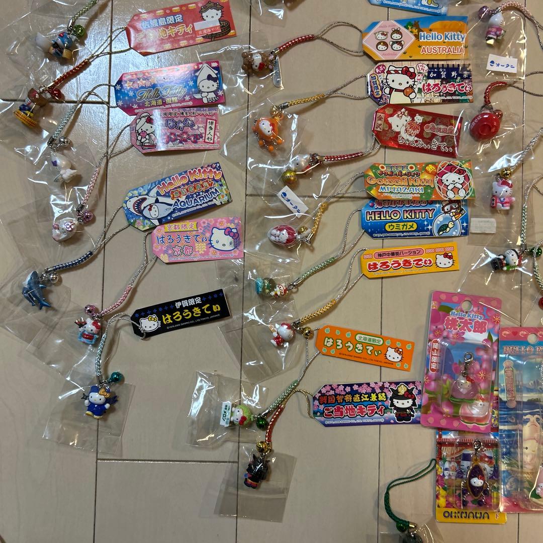 ご当地キティ　根付ストラップ　まとめ売り