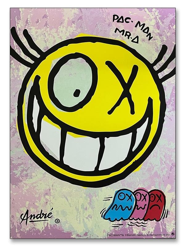 額装済/PAC-MAN 45th（アンドレ サライバ）/アートポスター