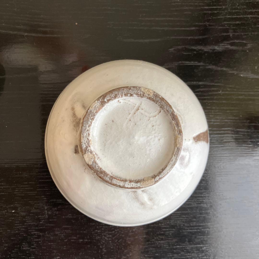 唐津　粉引茶わん　須恵窯