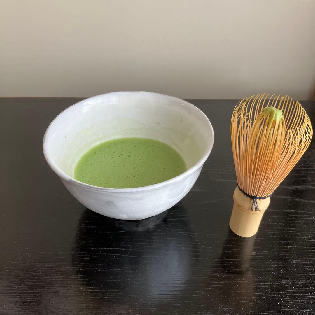 唐津　粉引茶わん　須恵窯