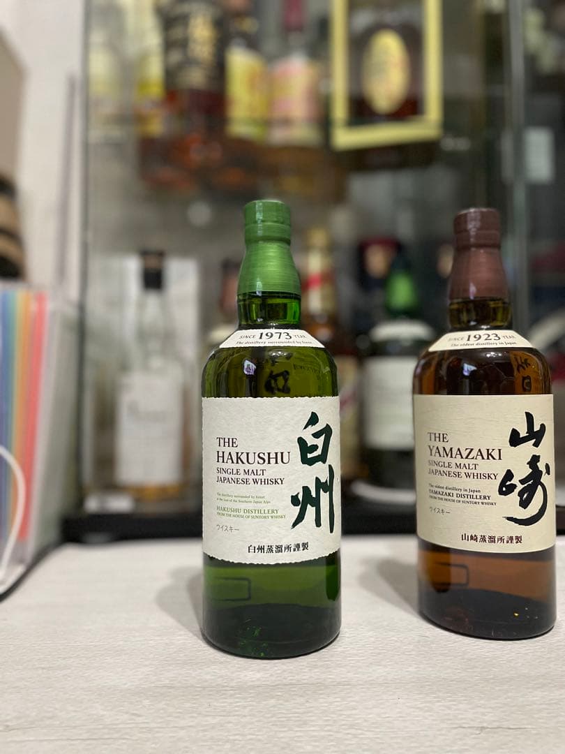 最終値下げサントリーウイスキーセット、山﨑、白州、知多、A