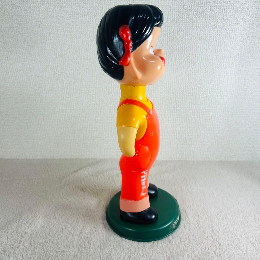 超希少美品】不二家 首ふりペコちゃん ソフビフィギア スプリング