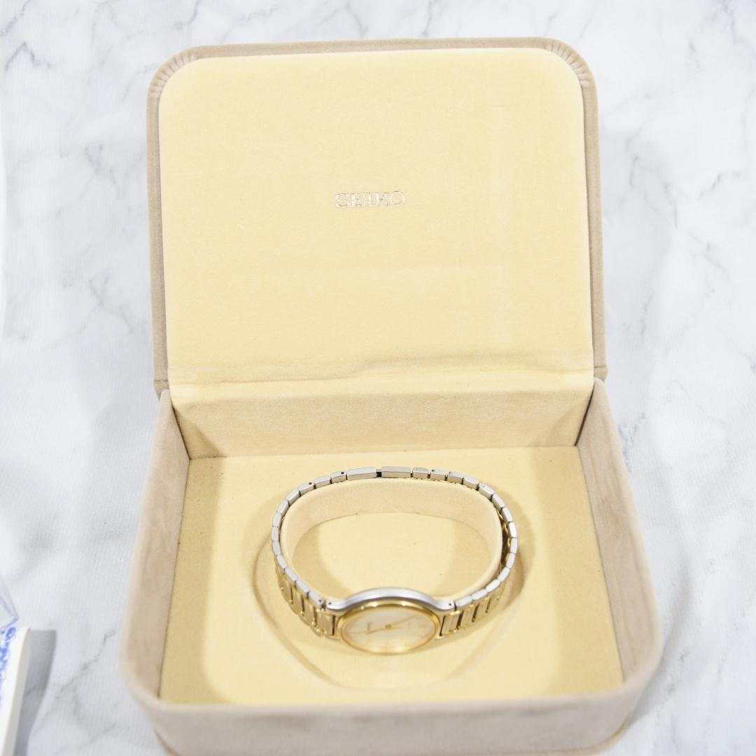 [美品 箱付] 1990年製 SEIKO セイコー ドルチェ メンズ 新品電池