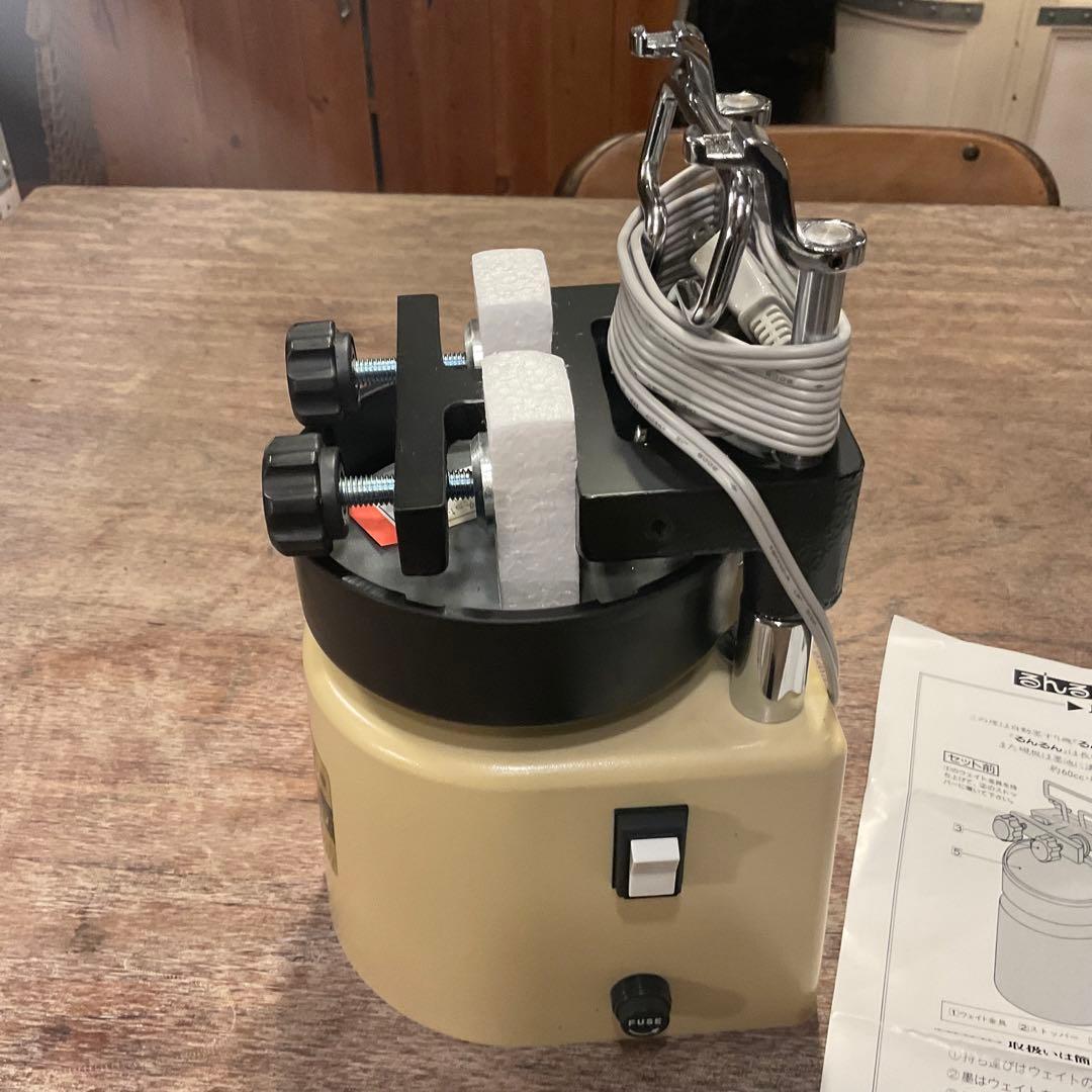 新品未使用！自動墨すり機 るんるん 墨磨り機 2丁掛 古梅園 書道道具