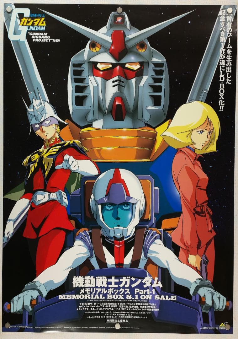 ガンダム B2 ポスター 劇場版「機動戦士ガンダムII 哀・戦士」復刻版