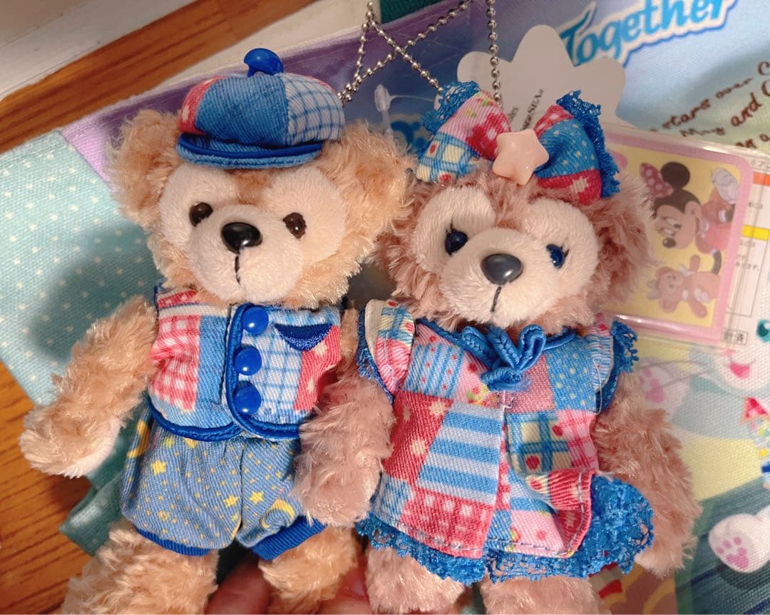 ダッフィー シェリーメイ ぬいぐるみ ぬいバ ウィッシングトゥギャザーset