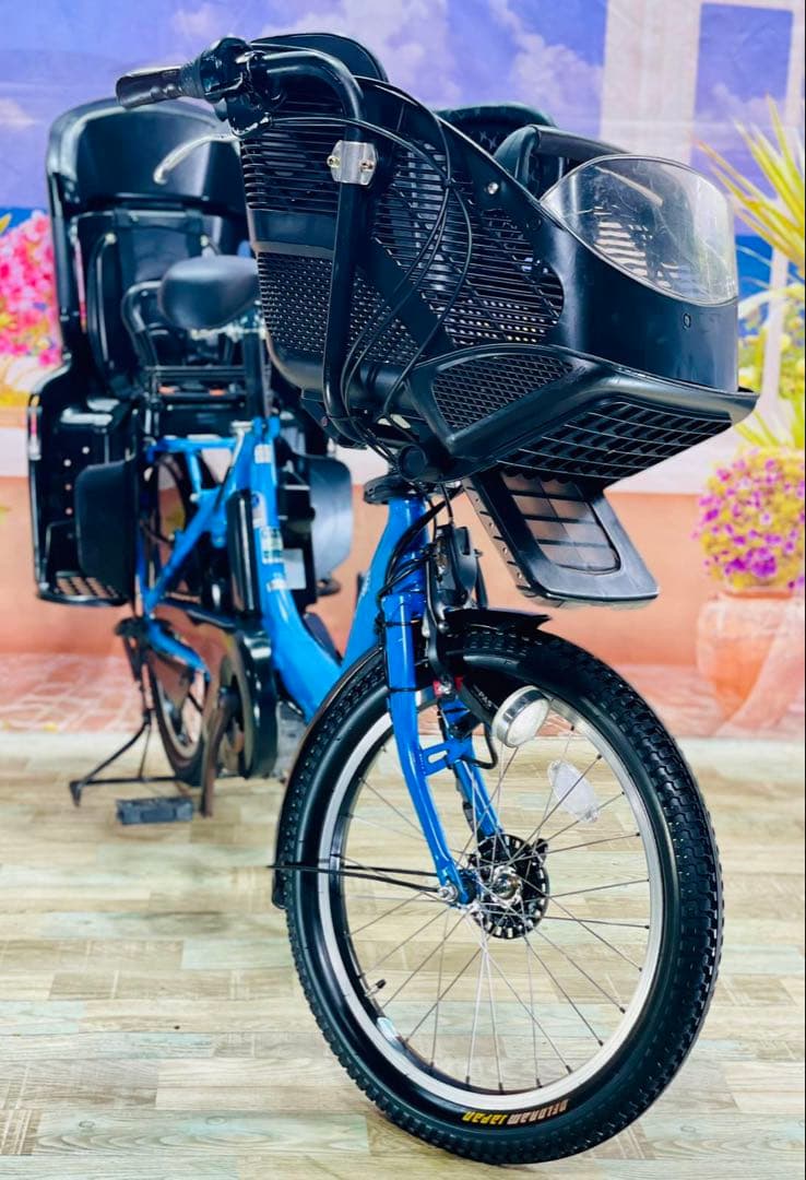 ヤマハパスキス⭐️人気モデル！子供乗せ電動アシスト自転車Y2766