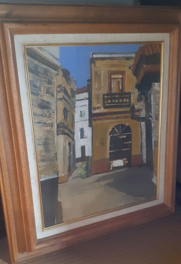 セビリヤ風景　F8　市村一　創造美術会 輝く水面に魅せられて｜「奥村厚一 光の風景画家展」京都市京セラ