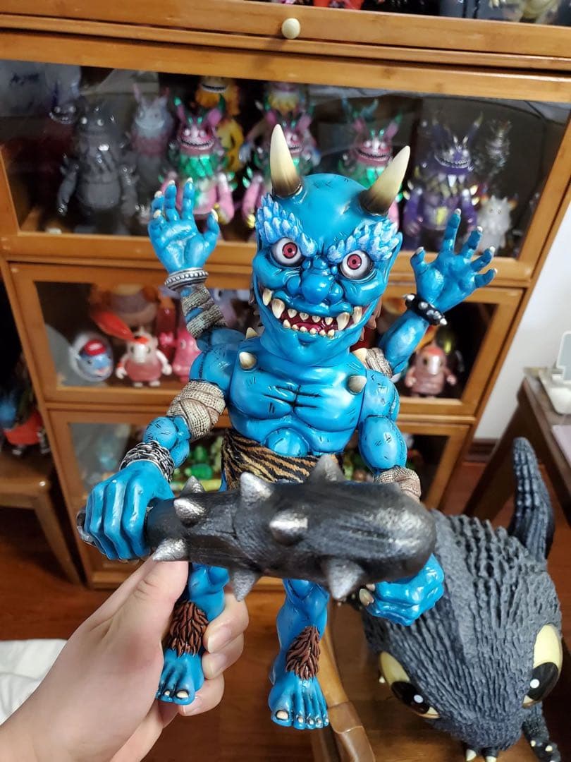 鬼入道 二期色 青竜エディション デビル 怪獣 可動 ソフビ フィギュア 限定