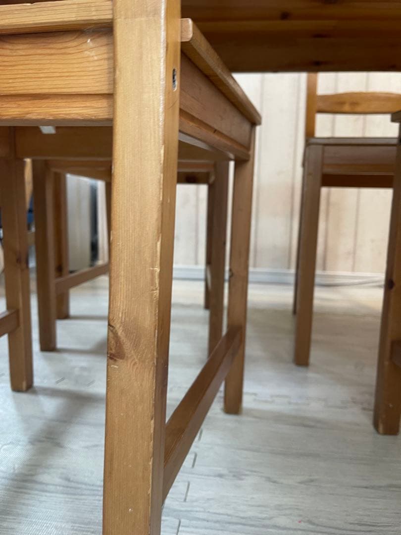 引取り限定　IKEA ヨックモック　テーブル&チェア　セット