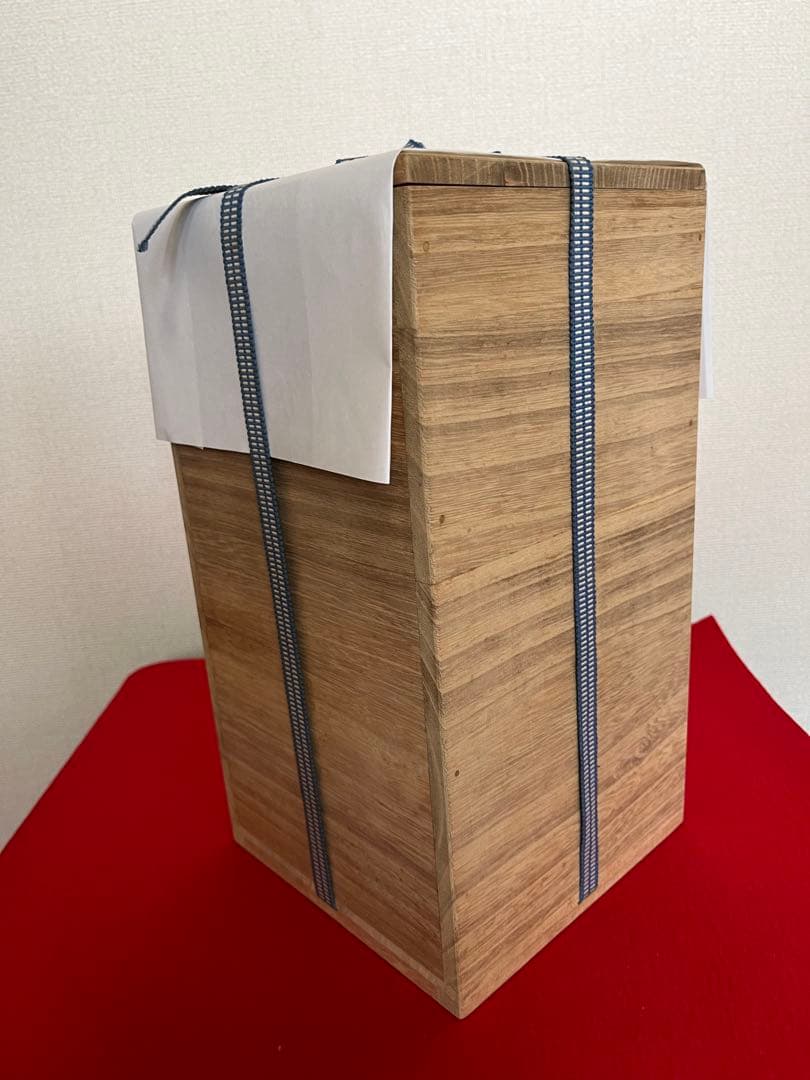 柳雨軒 三代 人間国宝 徳田八十吉（正彦銘）碧明釉 花生 T227 一輪挿し