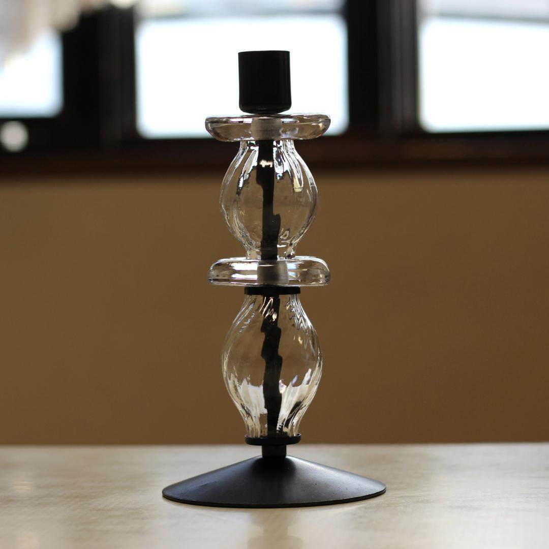 美品・刻印】エリックホグラン キャンドルスタンド オニオン型2段