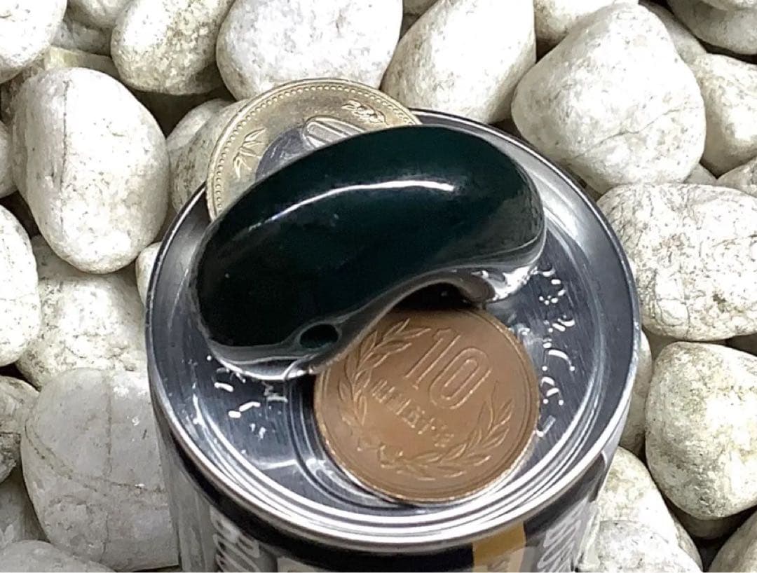 神宿る【 出雲石(青緑色の碧玉) 】島根県花仙山瑪瑙 青瑪瑙 出雲