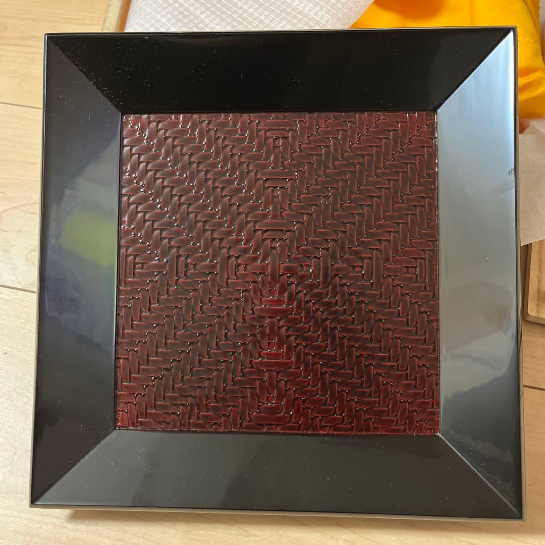 輪島塗　四方盆　勝雲作　※新品