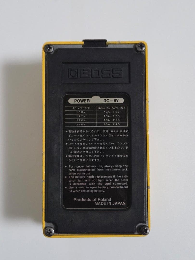 BOSS OD-1 RC3403ADB Raytheon レイセオン 銀ネジ