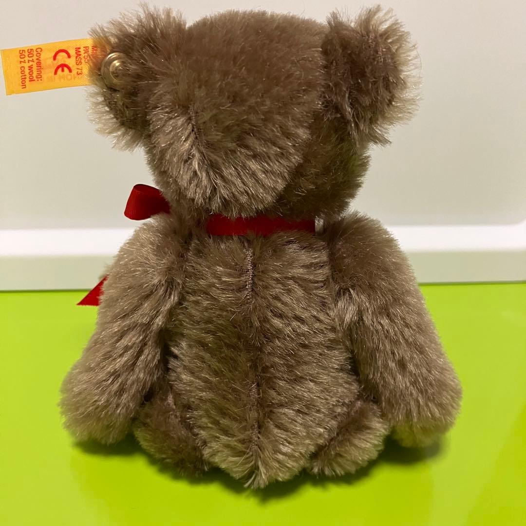 シュタイフ（steiff)⭐️小さめテディベア⭐️こげ茶⭐️ビンテージ