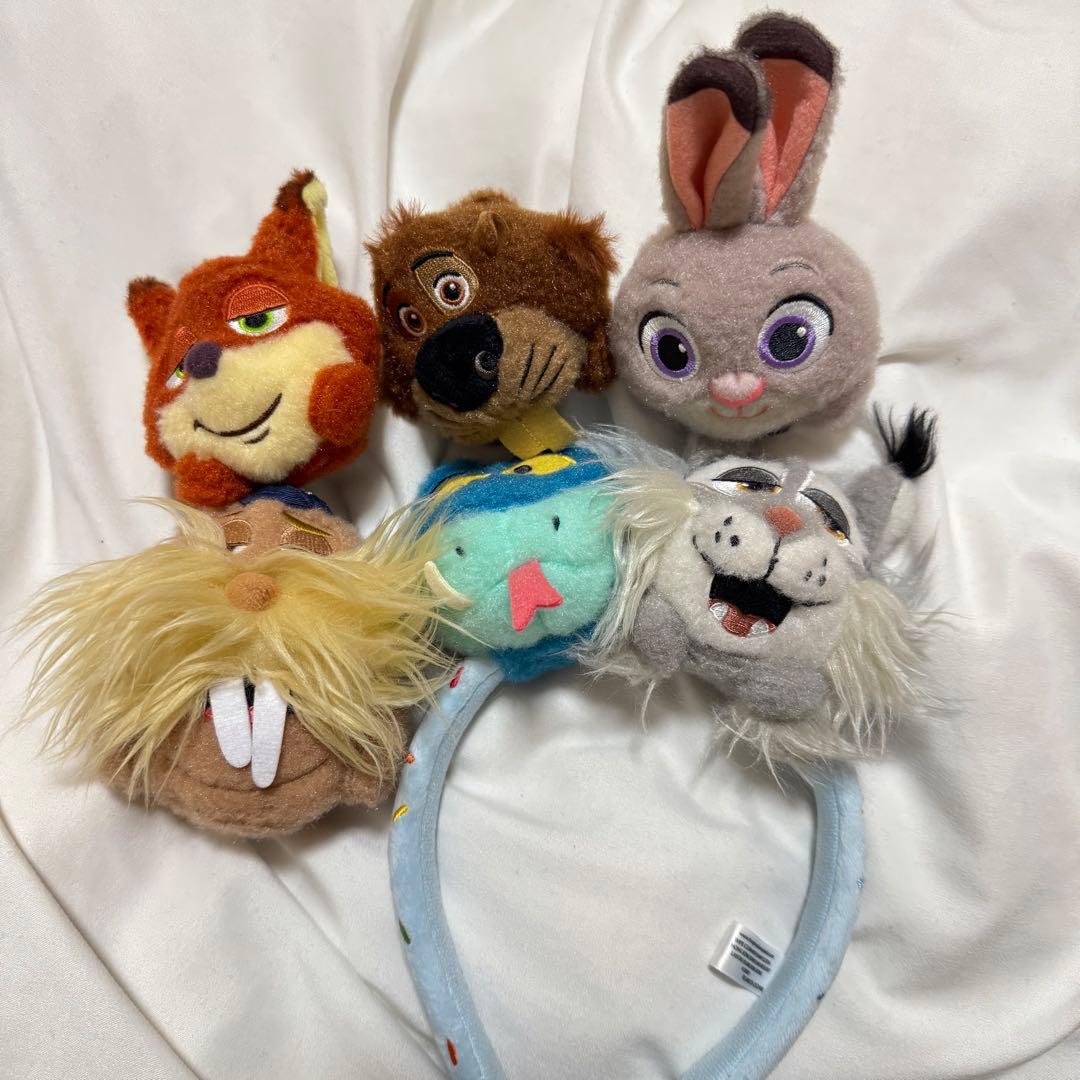 香港ディズニー限定　カチューシャ　ズートピア　カスタム　　まとめ売り　♡
