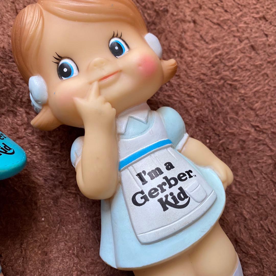 ビンテージ　ガーバーキッドドールガール&ボーイ アドバタイジングフィギュアセット