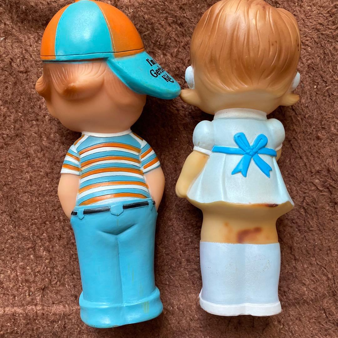 ビンテージ　ガーバーキッドドールガール&ボーイ アドバタイジングフィギュアセット