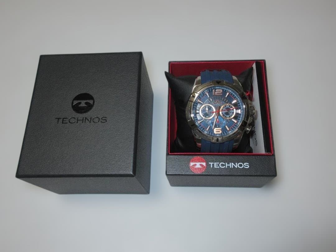 新品 未使用 TECHNOS テクノス クロノ T8B81 腕時計 男性用
