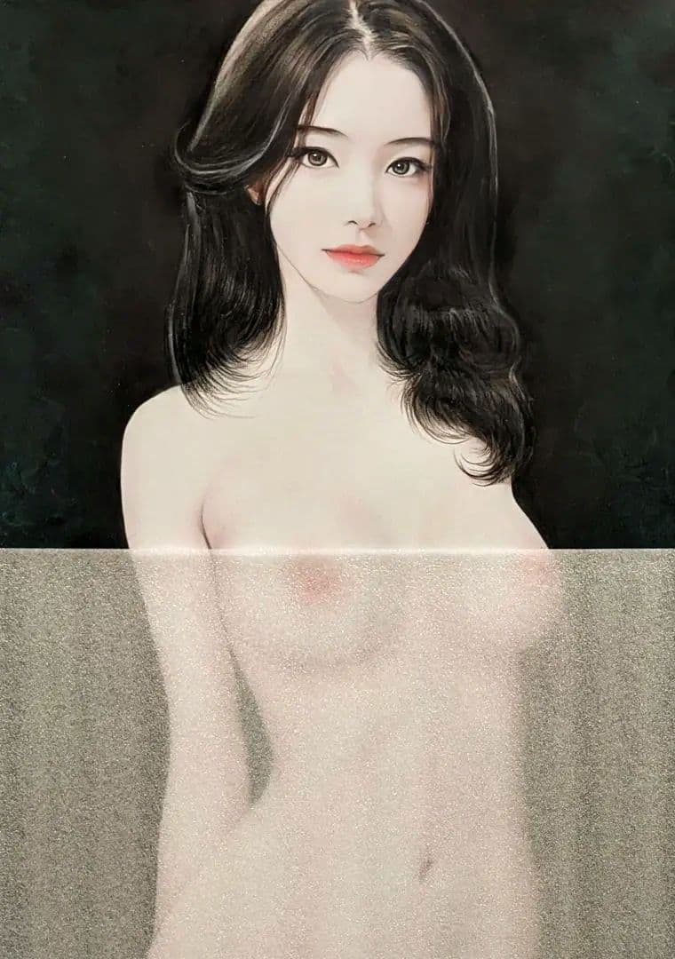 美人画『三白眼の妖艶美女❤️』 A3 特大サイズ