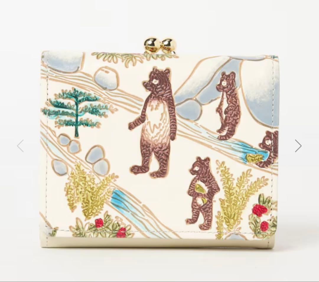 新品 大関の文庫革×Coral & Tusk 三つ折り財布