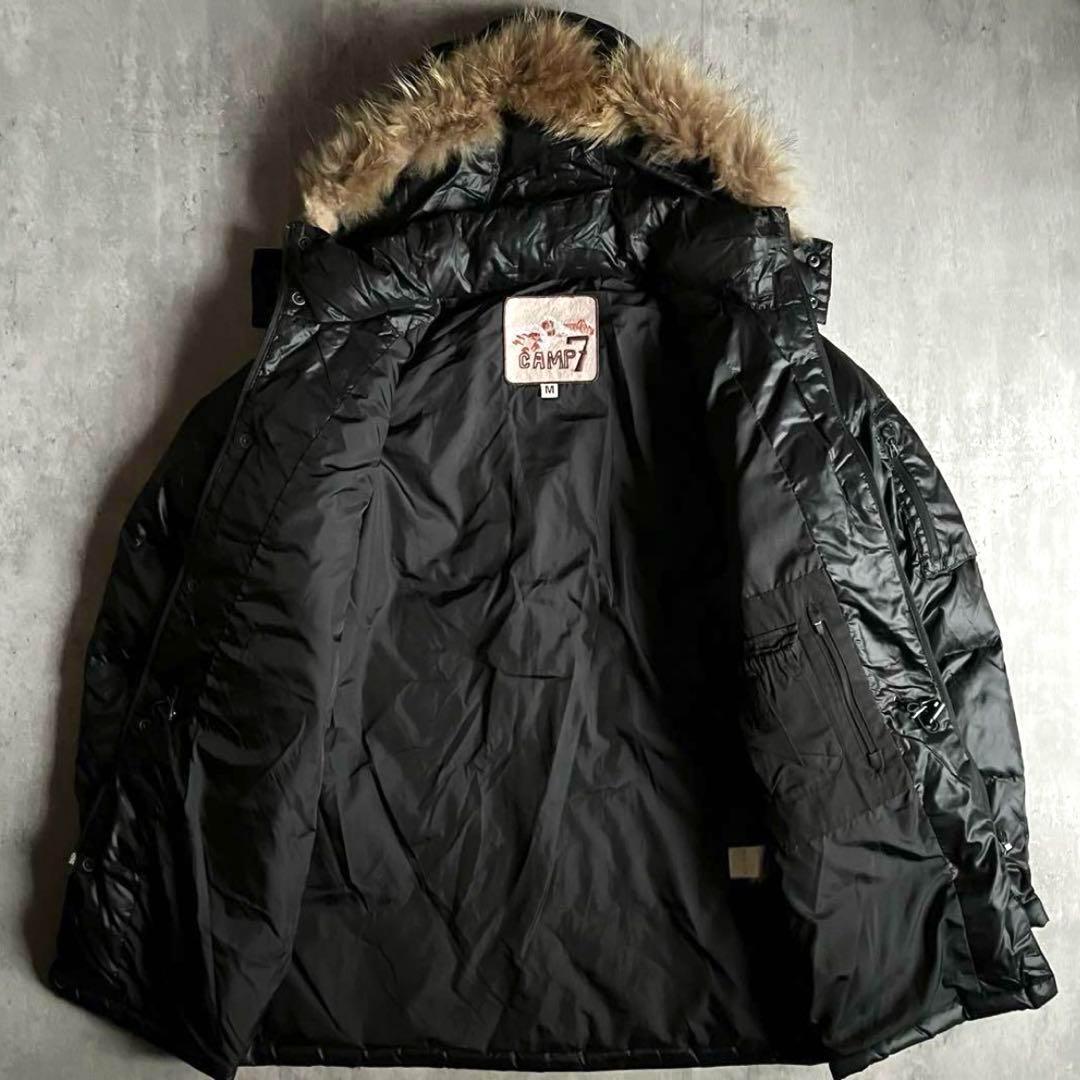 00s archive】ファー付き ダウンジャケット y2k お兄系 光沢 - メルカリ