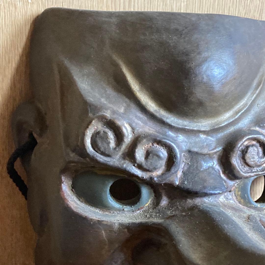 伝統的な日本の面 長い鼻 天狗